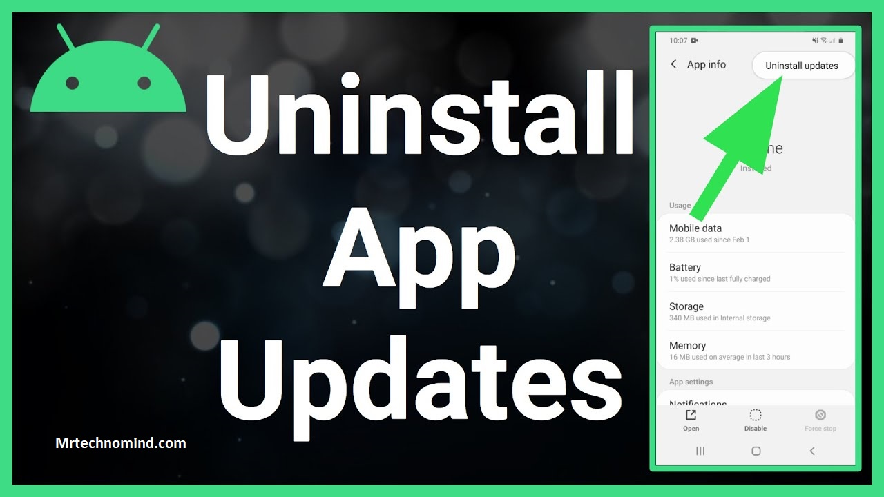 Updating and Uninstalling Apps
