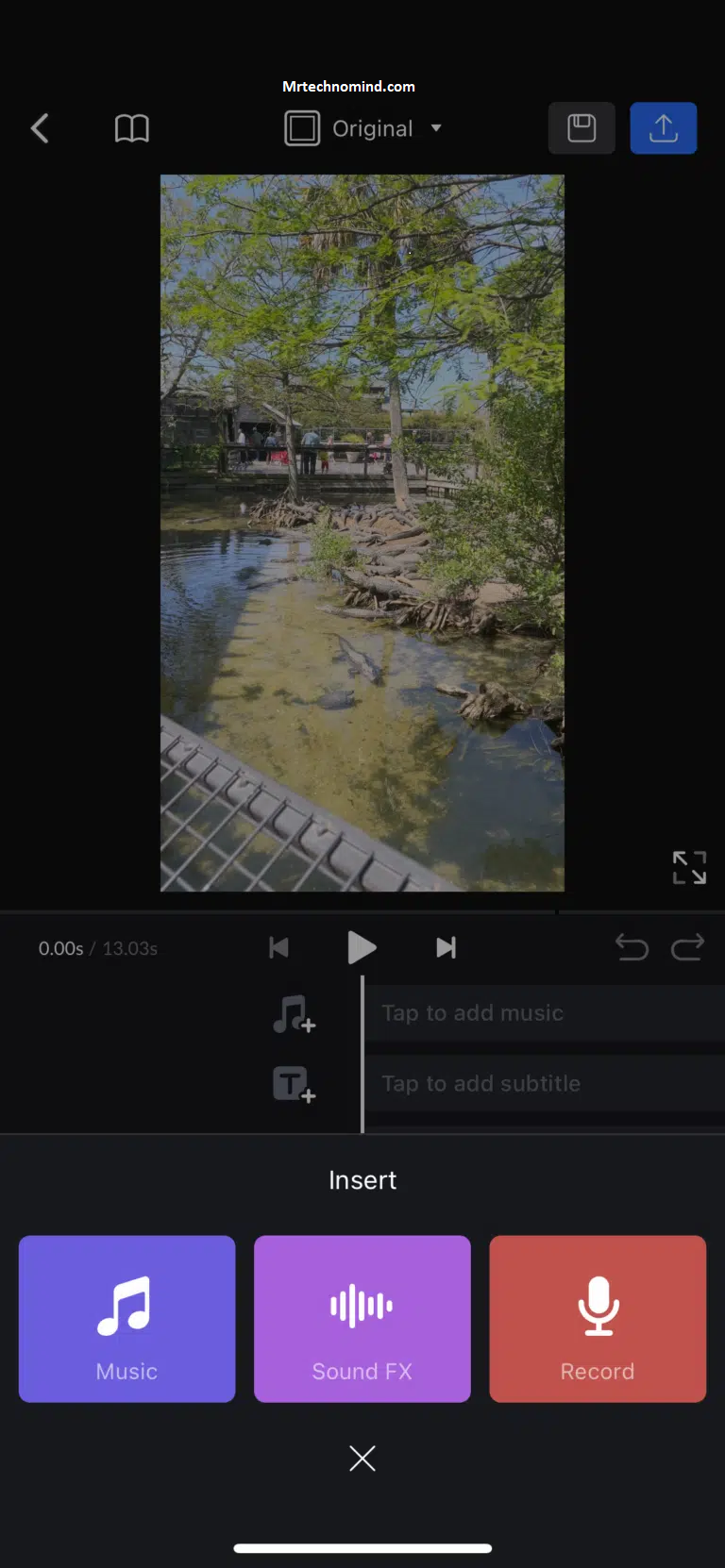 Go to the Audio Tab and Select Extract Audio